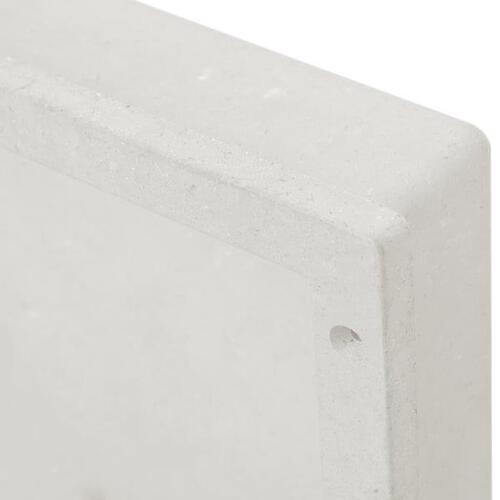 Bruseniche 41x36x10 cm mat hvid