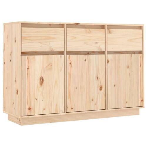 Skænk 110x34x75 cm massivt fyrretræ