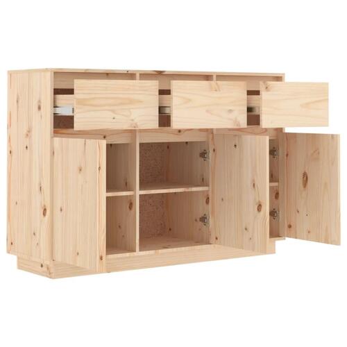 Skænk 110x34x75 cm massivt fyrretræ
