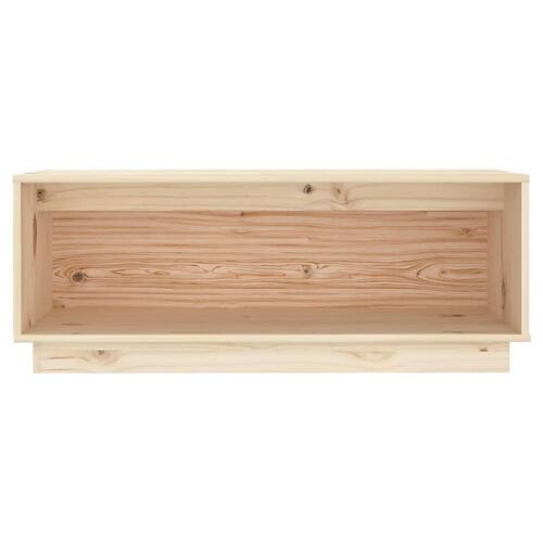 Tv-bord 90x35x35 cm massivt fyrretræ