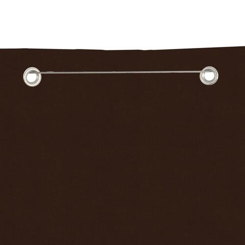 Altanafskærmning 100x240 cm oxfordstof brun
