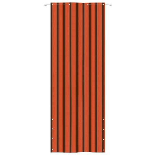 Altanafskærmning 80x240 cm oxfordstof orange og brun