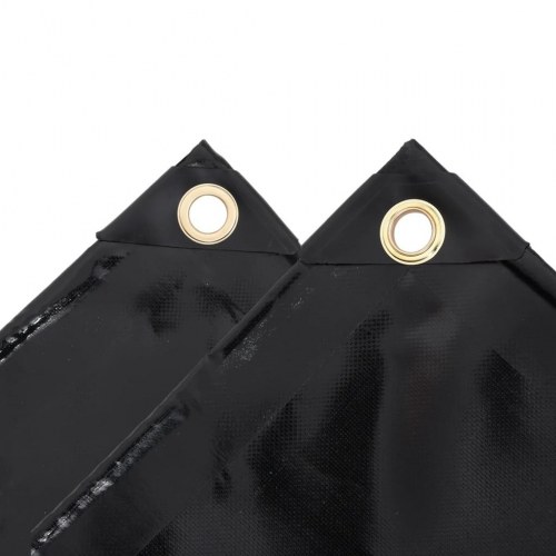 Presenning 3,5 × 5 m - 650 g/m², sort vandafvisende