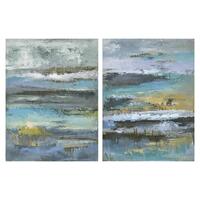 Maleri Abstrakt Moderne (60 x 2,5 x 80 cm) (2 enheder)