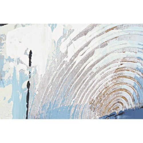 Abstrakt lærredsmaleri i fyrretræ, 80 × 120 cm