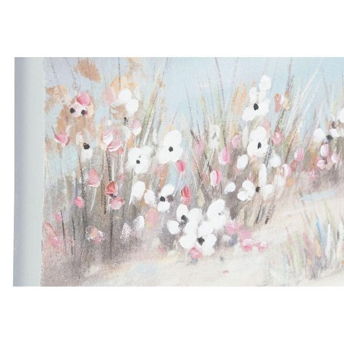 Lærredsmaleri - Fyrretræ/Canvas, 140 × 3,7 × 70 cm, Strand/Middelhavet