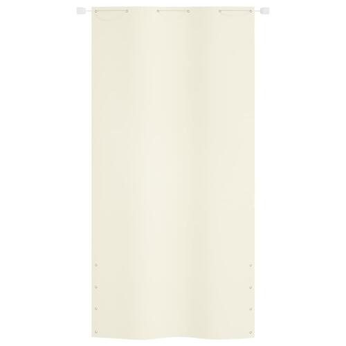 Altanafskærmning Oxfordstof 120x240 cm cremefarvet
