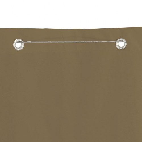 Altanafskærmning 120x240 cm oxfordstof gråbrun