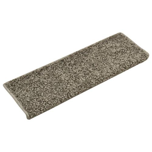Trappemåtter 10 stk. 65x21x4 cm grå