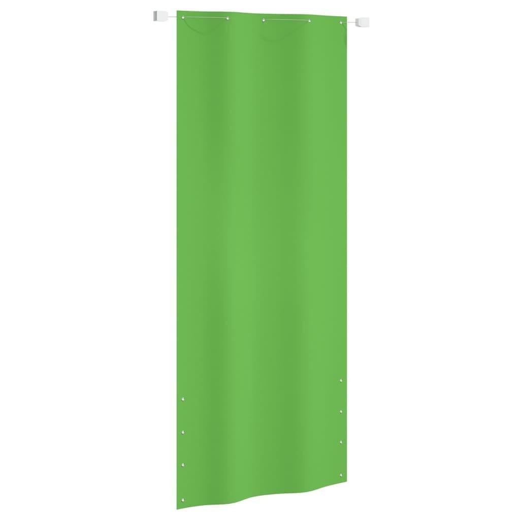 Altanafskærmning 100x240 cm oxfordstof lysegrøn
