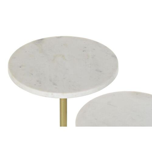 Sofabord Gylden Metal Marmor 45 x 27 x 63 cm