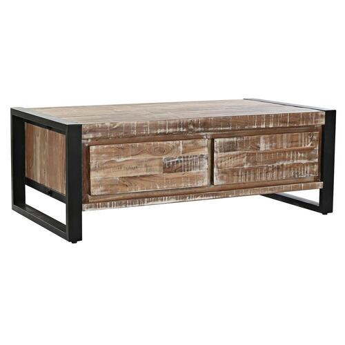 Sofabord Metal Akacie (110 x 60 x 40 cm)