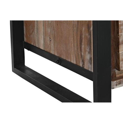 Sofabord Metal Akacie (110 x 60 x 40 cm)