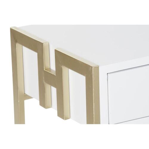 Sofabord Metal Træ (150 x 36 x 48 cm)
