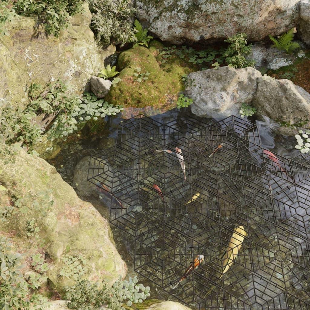 Gitre til havedam 40 stk. polypropylen sort