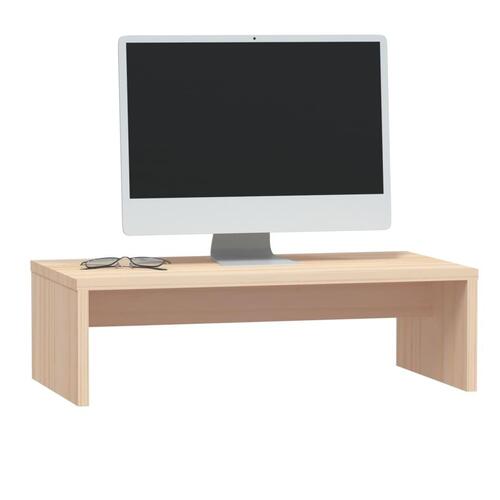 Skærmholder 50x27x15 cm massivt fyrretræ