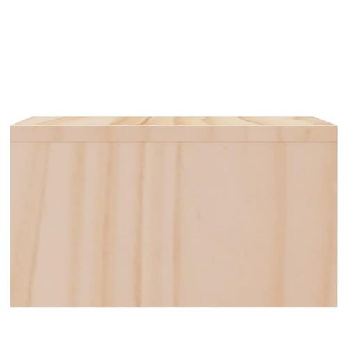 Skærmholder 50x27x15 cm massivt fyrretræ