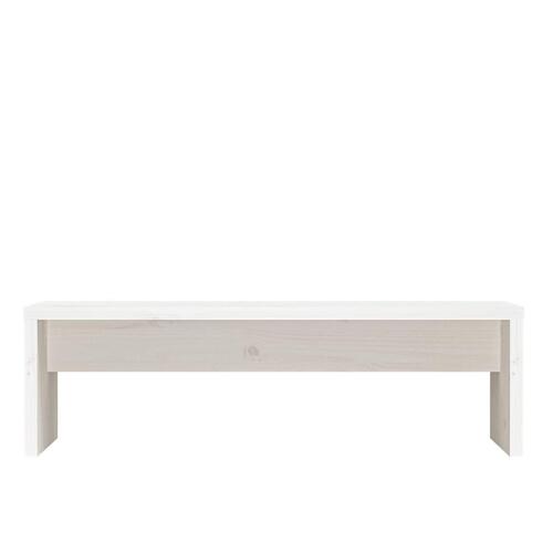 Skærmholder 50x27x15 cm massivt fyrretræ hvid