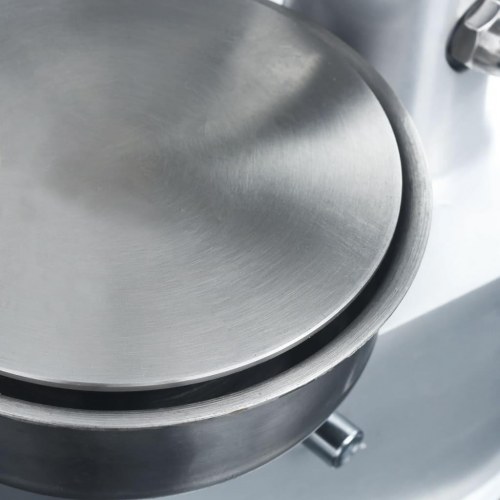 Hamburgerpresser med 500 mellemlægningspapirer 10 cm aluminium