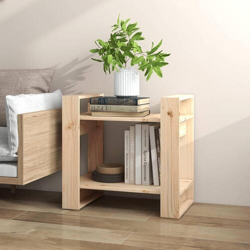 Bogreol/rumdeler 60x35x57 cm massivt fyrretræ