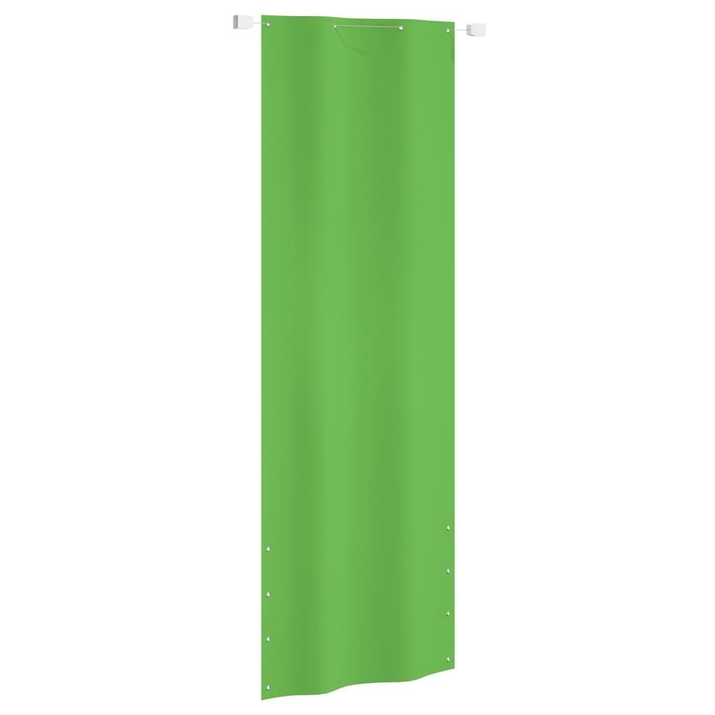 Altanafskærmning Oxfordstof 80x240 cm lysegrøn