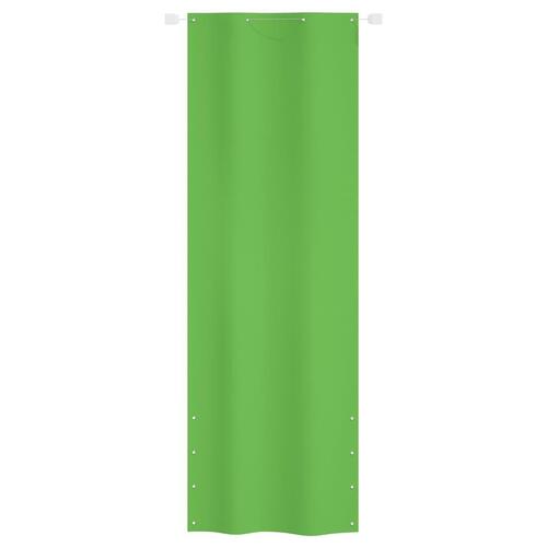 Altanafskærmning Oxfordstof 80x240 cm lysegrøn