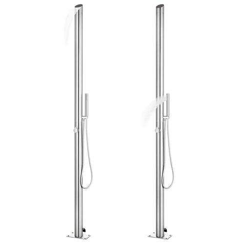 Havebruser 220 cm rustfrit stål