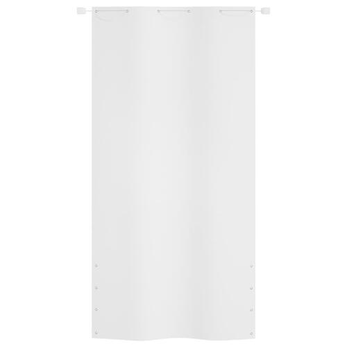 Altanafskærmning Oxfordstof 120x240 cm hvid