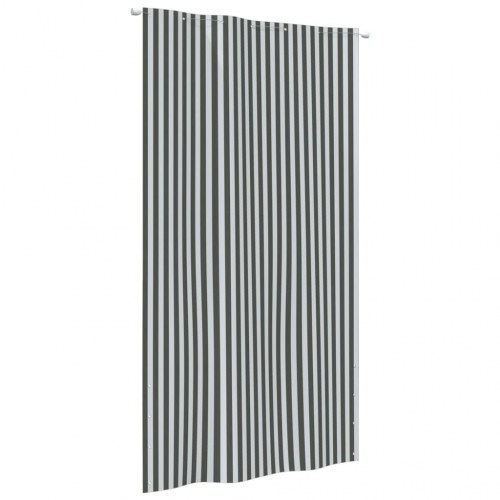 Altanafskærmning 140x240 cm oxfordstof antracitgrå og hvid