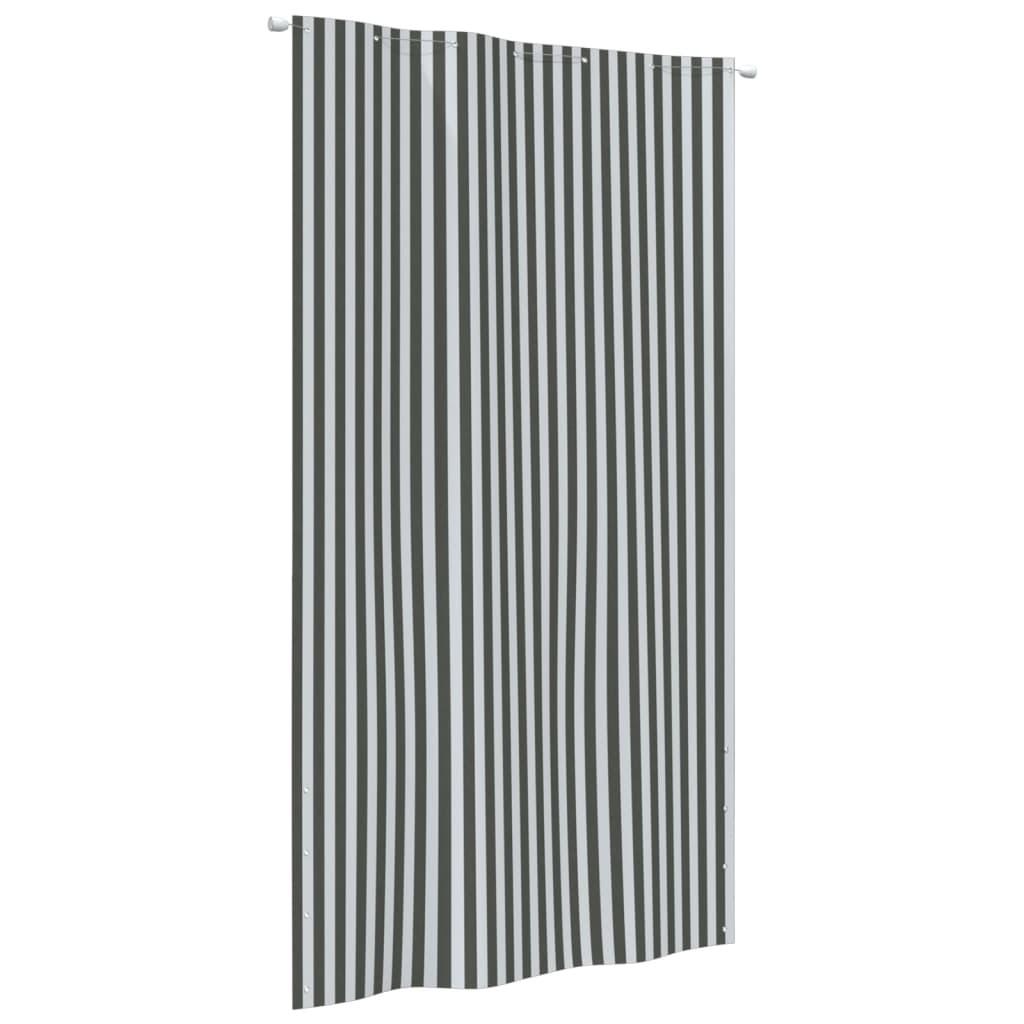Altanafskærmning 140x240 cm oxfordstof antracitgrå og hvid