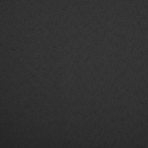 Foldbare opbevaringspuffer 2 stk. kunstlærred sort