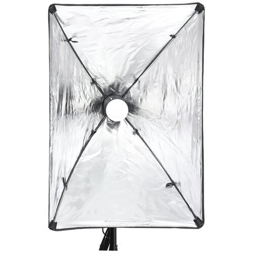 Fotostudiesæt med lampesæt + baggrund og reflektor