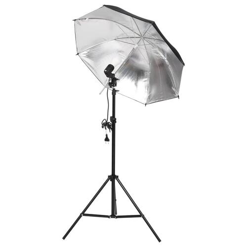 Fotostudiesæt med lampesæt + baggrund og reflektor