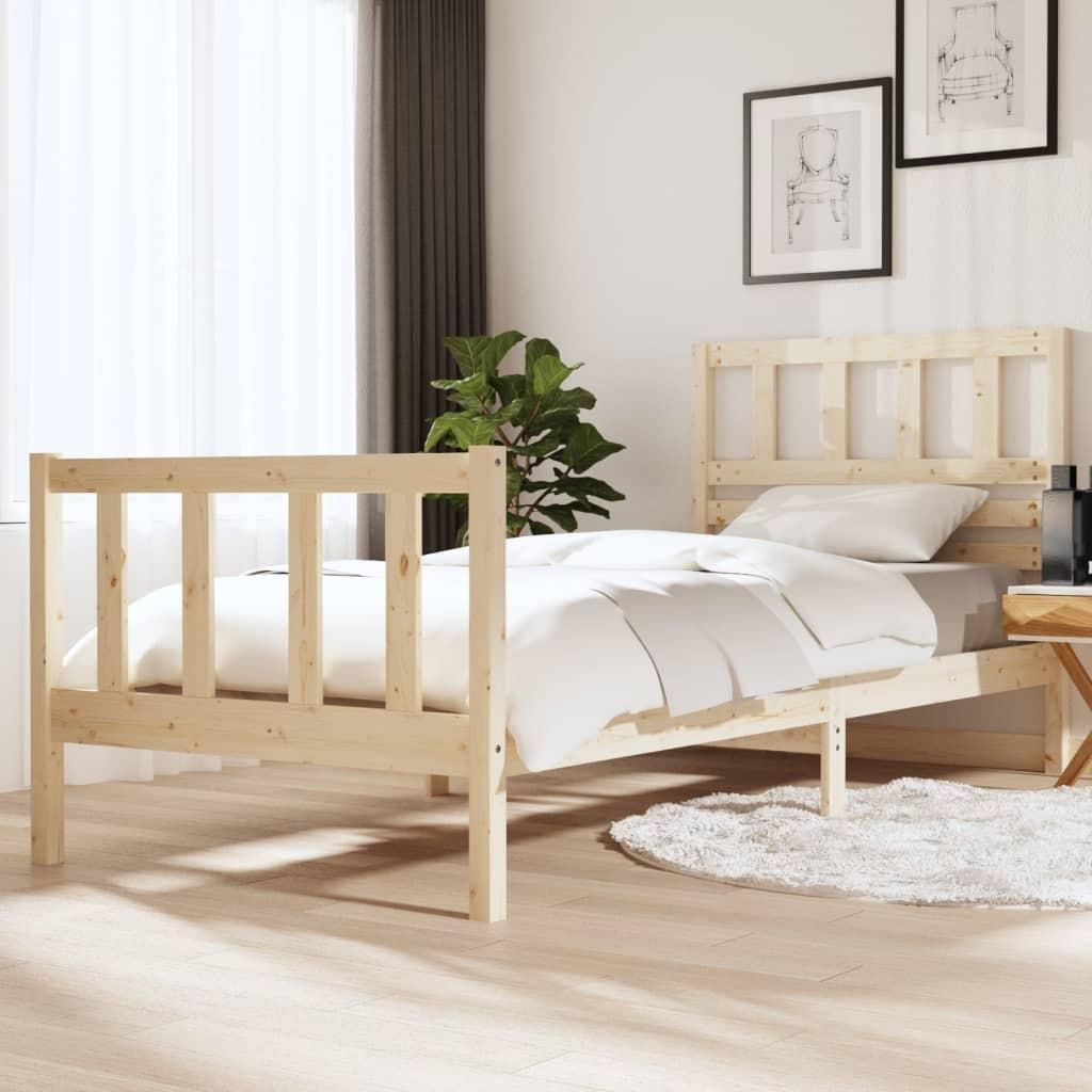 Sengeramme 90x200 cm massivt træ