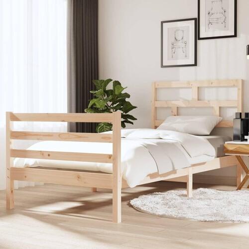 Sengeramme 90x190 cm Single massivt træ