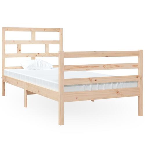 Sengeramme 90x190 cm Single massivt træ