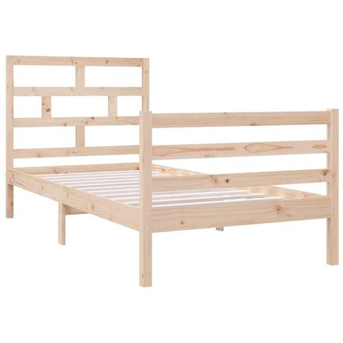 Sengeramme 90x190 cm Single massivt træ