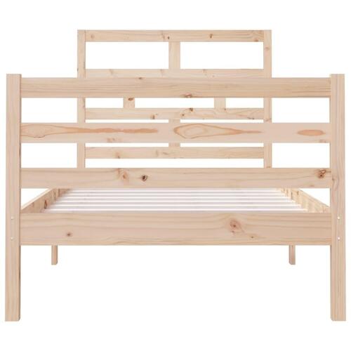 Sengeramme 90x190 cm Single massivt træ