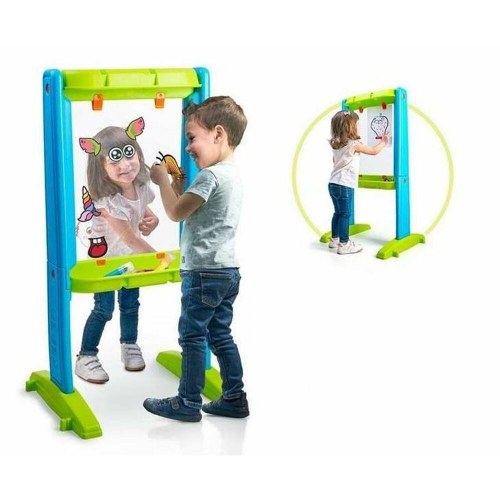 Legetavle dobbeltsidet Feber Art & Fun - 53,5 × 57,5 × 106 cm