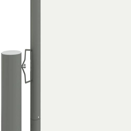 Sammenrullelig sidemarkise 180x1200 cm cremefarvet