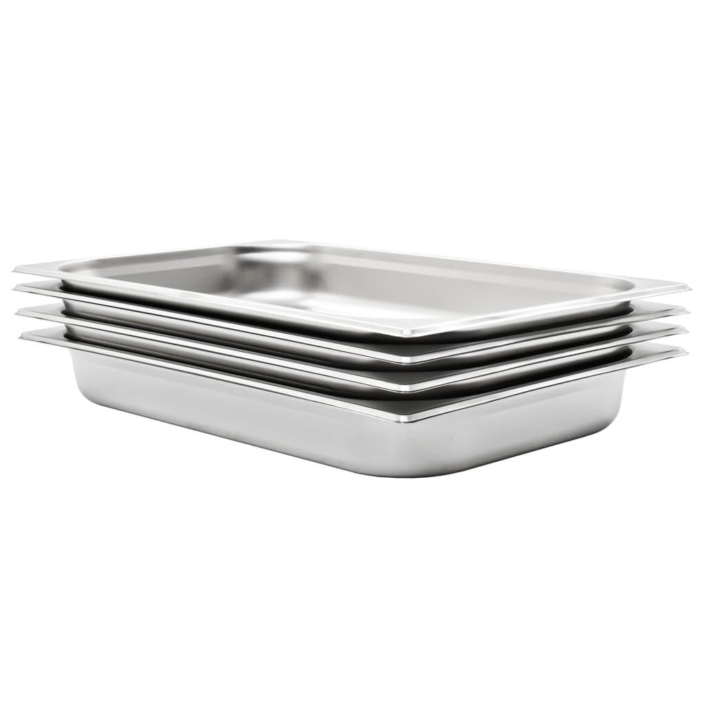 Gastronorm beholder 4 stk. GN 1/1 65 mm rustfrit stål