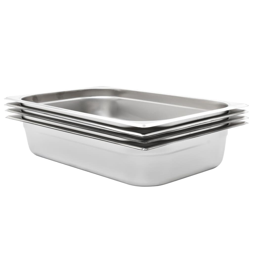 Gastronorm beholder 4 stk. GN 1/1 100 mm rustfrit stål