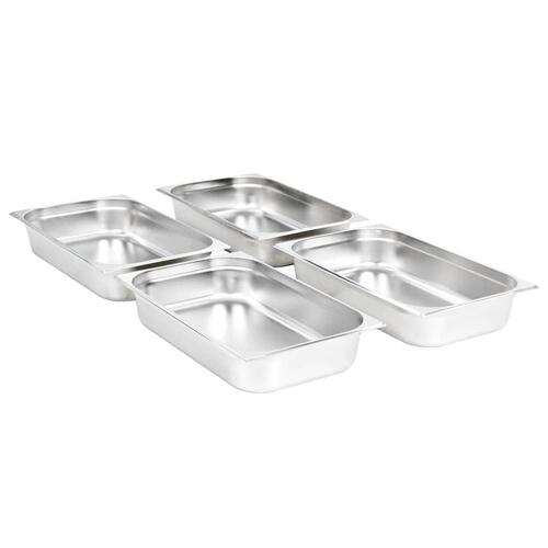 Gastronorm beholder 4 stk. GN 1/1 100 mm rustfrit stål