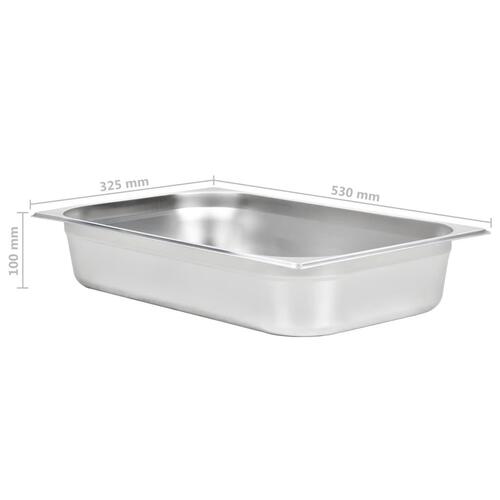 Gastronorm beholder 4 stk. GN 1/1 100 mm rustfrit stål