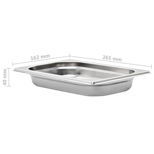 Gastronorm beholder 12 stk. GN 1/4 40 mm rustfrit stål