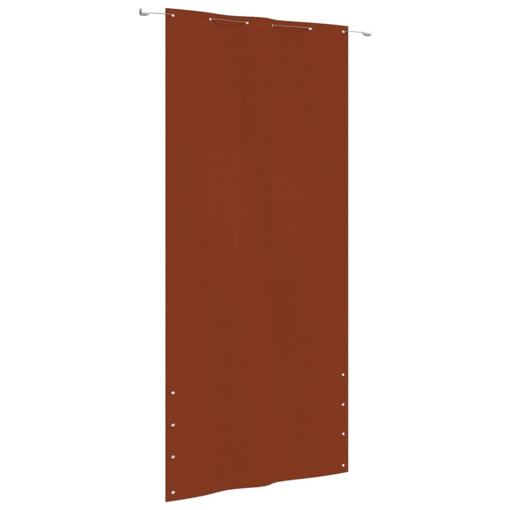 Altanafskærmning 120x240 cm oxfordstof terrakotta