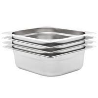 Gastronorm beholder 4 stk. GN 1/2 100 mm rustfrit stål