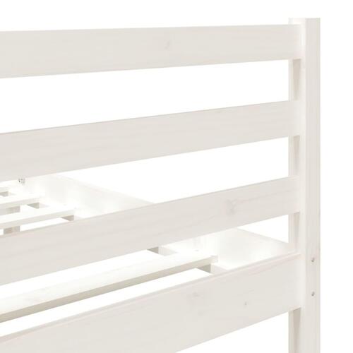 Sengeramme 120x190 cm Small Double massivt træ hvid
