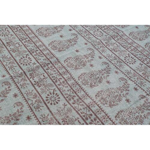 Tæppe 160 x 230 x 0,4 cm Blå Polyester Grøn Araber (2 enheder)