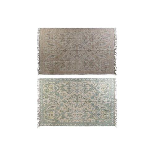 Tæppe 200 x 290 x 0,5 cm Rød Polyester Grøn Araber (2 enheder)